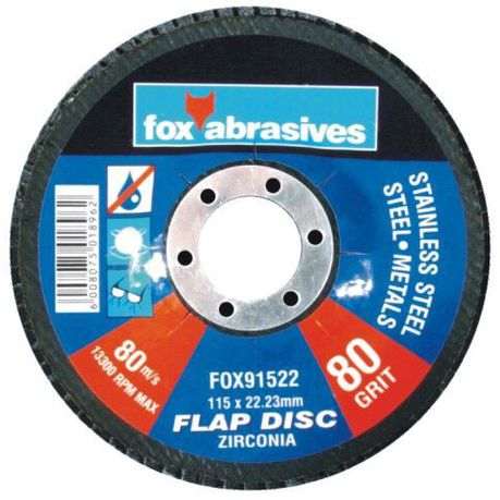 Fox Tools – Abrasive Disc Flap Pro 115mm – 80g