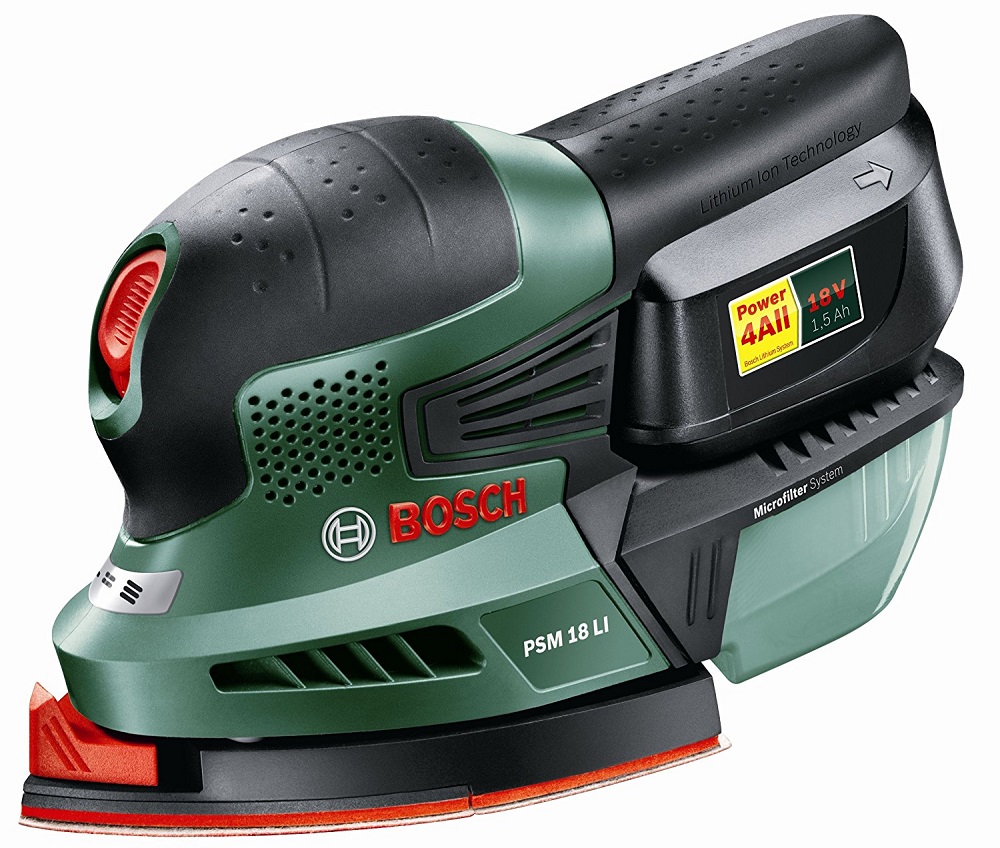 Bosch – PSM 18 Li Cordless Multi-Sander – Green