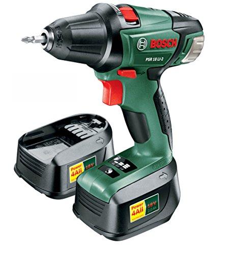 Bosch – PSR 18 LI-2 Cordless Drill/Driver – Green