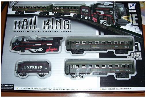 Boys Toys Rail King Passanger Train Set
