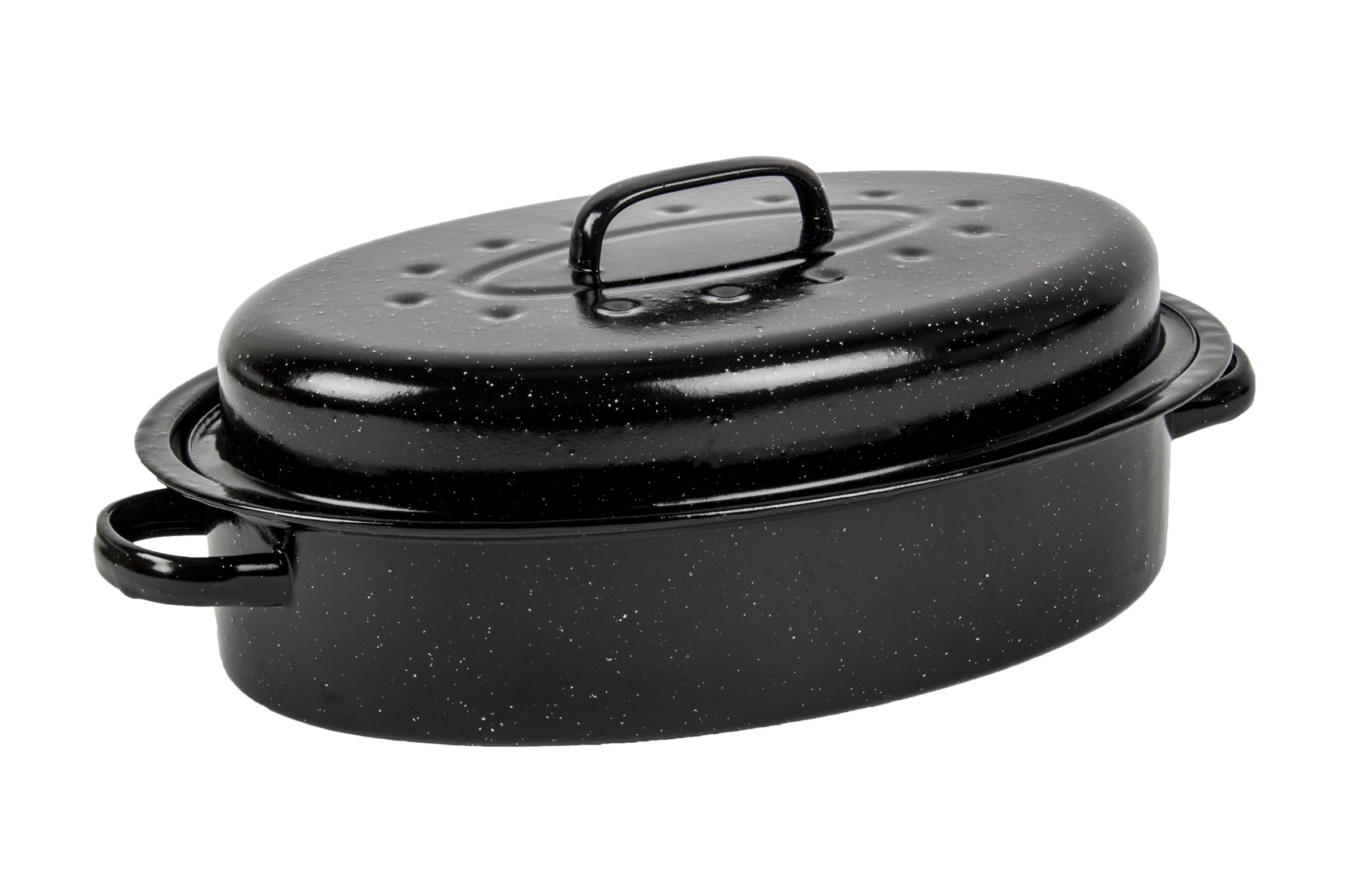 Kaufmann – Enamel Coated Oval Pan with Lid – 5 Litre