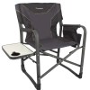 Kaufmann Chair – Steel Directors Flat Frame – Grey Kaufmann Chair – Steel Directors Flat Frame – Grey