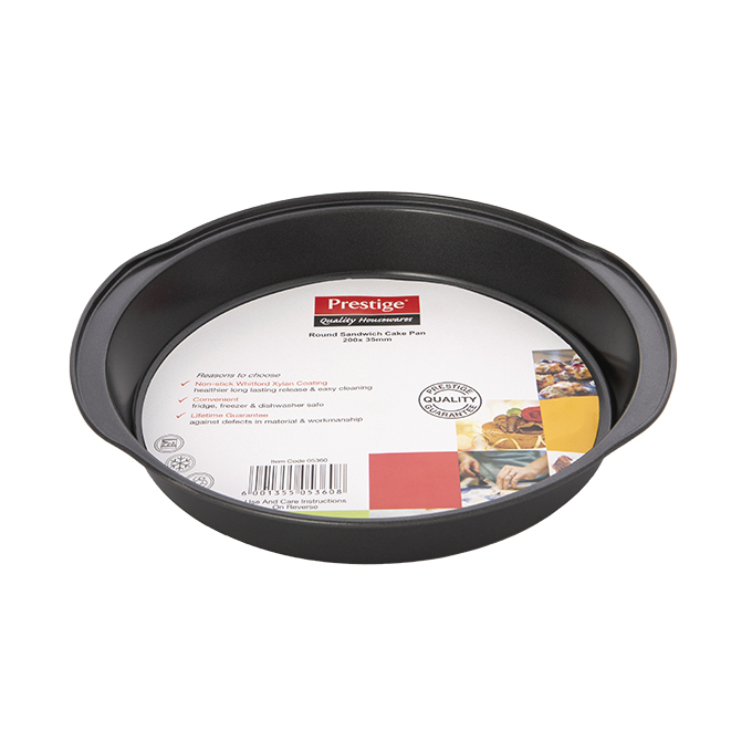 Prestige – Round Sandwich Cake Pan – Black