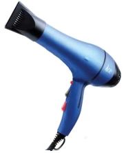 Ace Pro Turbo 2000 Watt Hairdryer – Blue