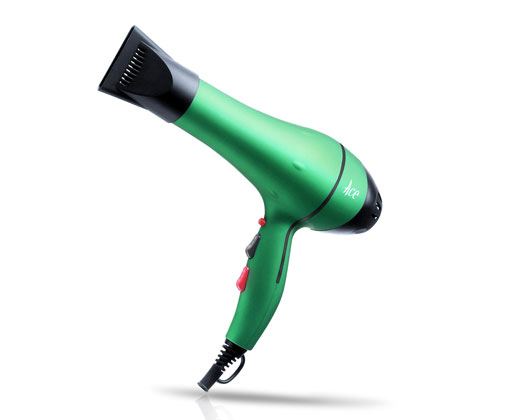 Ace Pro Turbo 2000 Watt Hairdryer – Green