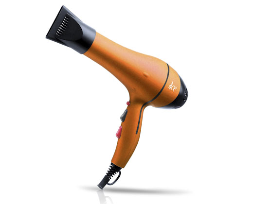 Ace Pro Turbo 2000 Watt Hairdryer – Orange