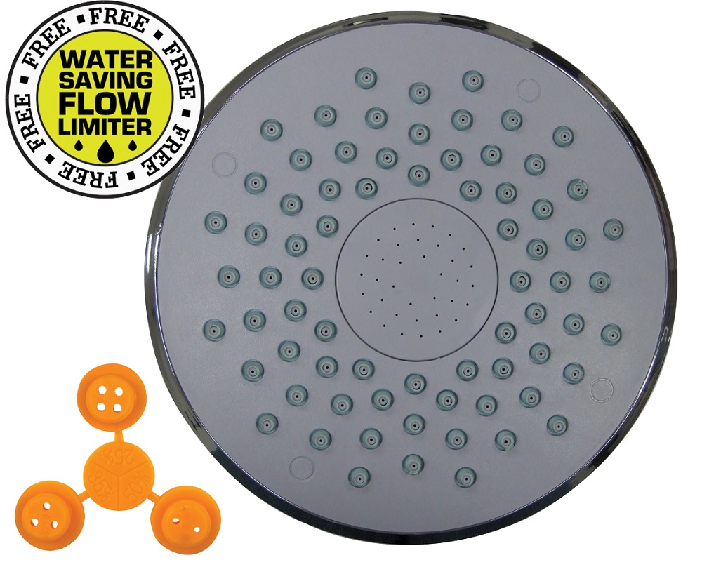 The Bathroom Shop – Round Rose Shower Head – 20cm