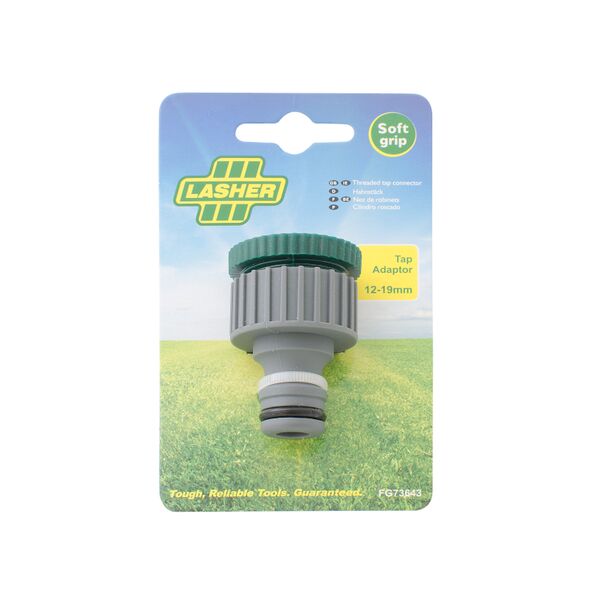 Lasher – Hose Fitting Tap Adaptor 12mm To 19mm
