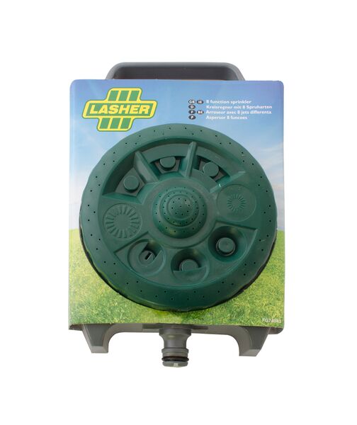 Lasher – Hose Fitting Round 8 Function Sprinkler
