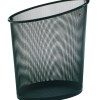 Alba Round Wastebasket – Black Alba Round Wastebasket – Black