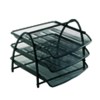 Alba 3 Tier Document Tray – Black Alba 3 Tier Document Tray – Black