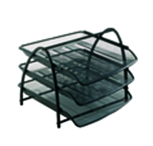 Alba 3 Tier Document Tray – Black