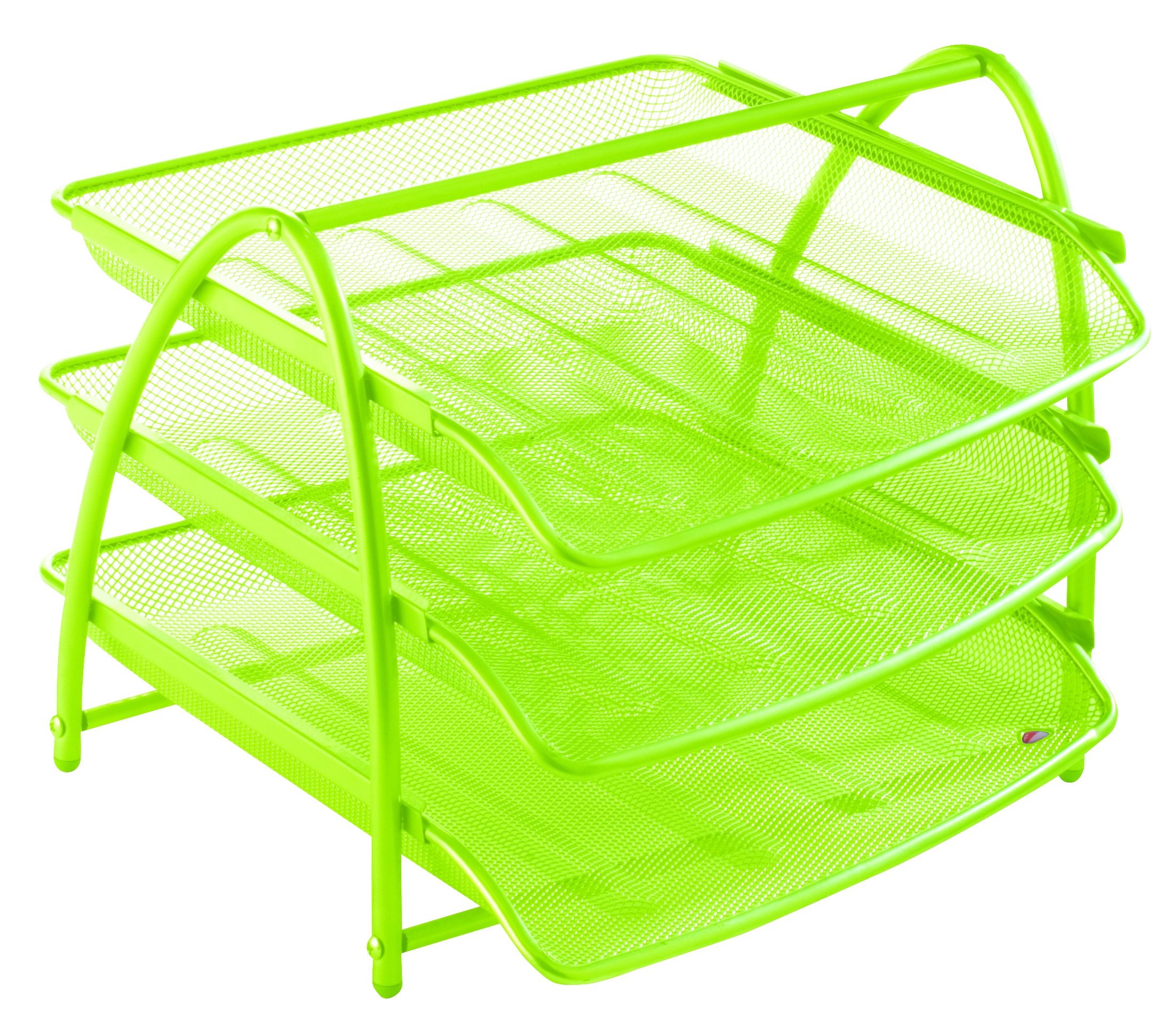 Alba 3 Tier Document Tray – Green
