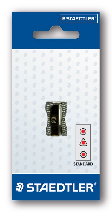 Staedtler Single Hole Metal Sharpener on BlisterCard