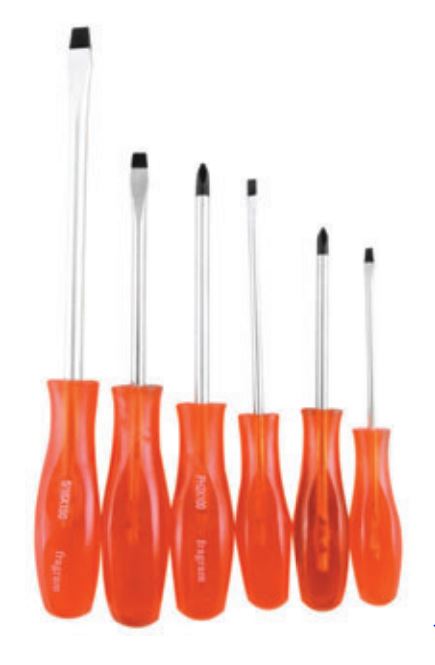 Fragram – Screwdriver Set Black Tip – 6 Piece