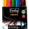 Croxley Create Retractable Wax Crayons (Wallet of 12 Colours) Croxley Create Retractable Wax Crayons (Wallet of 12 Colours)