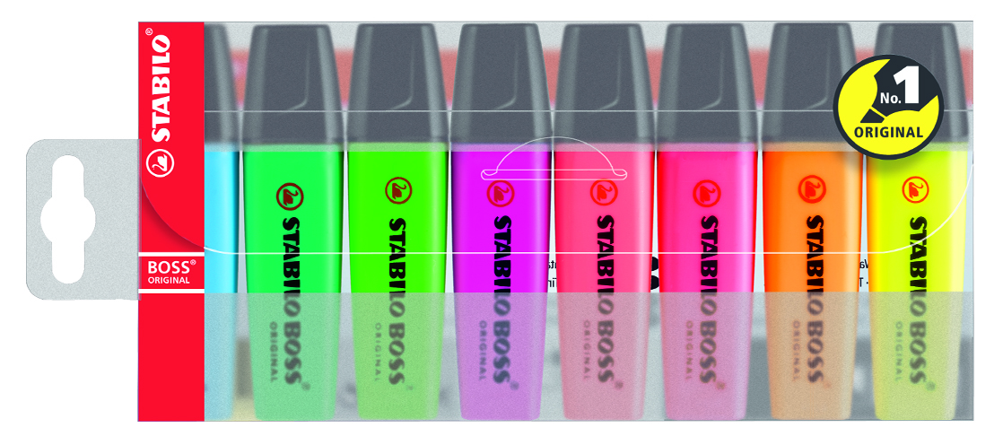 Stabilo Boss Original Highlighters 8 Pack