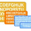 Helix Lettering Stencil Set – 4 Piece Helix Lettering Stencil Set – 4 Piece