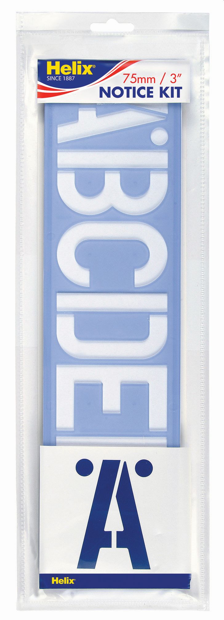 Helix 75mm Notice Stencil Kit – 6 Piece