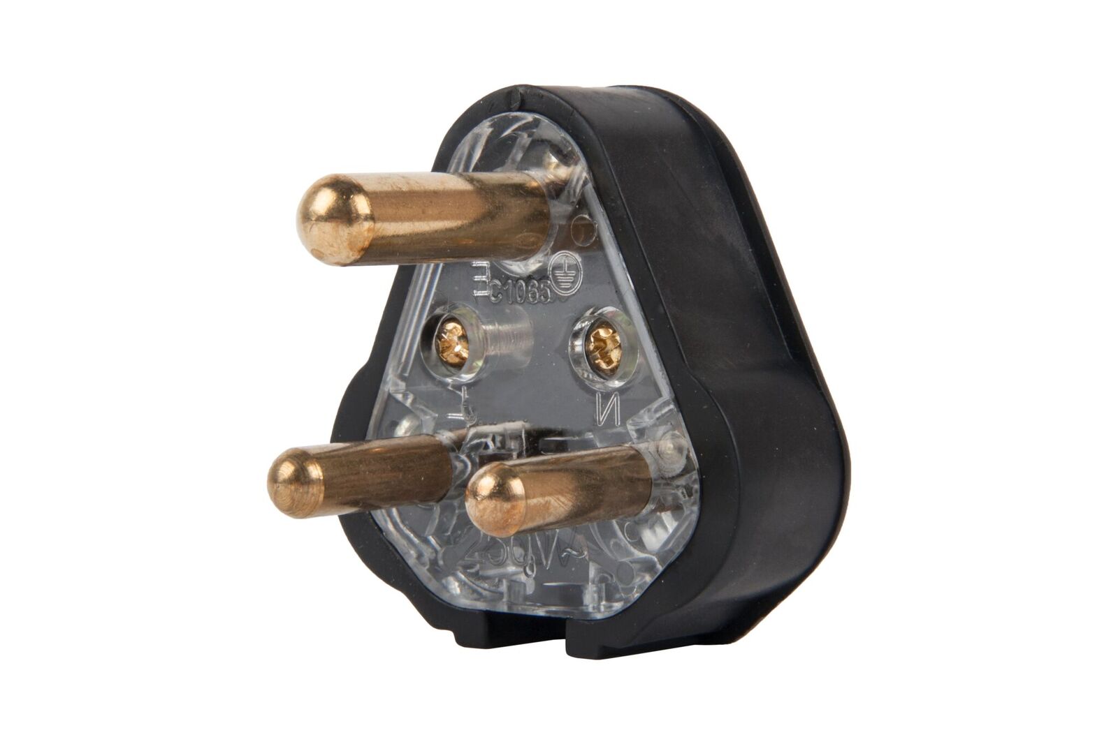 Nexus – Plug Top 16A Synthetic Rubber Solid Brass