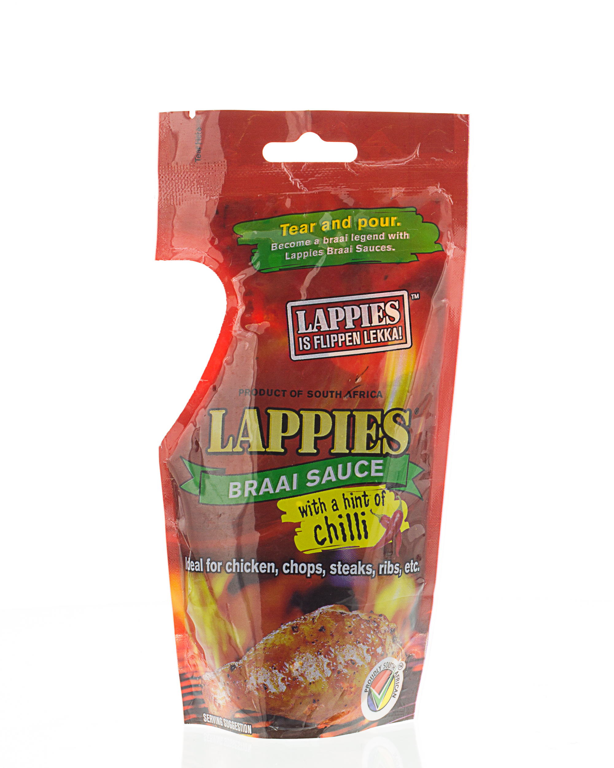 Lappies Braai Sauce – with a Hint of Chilli – 200ml