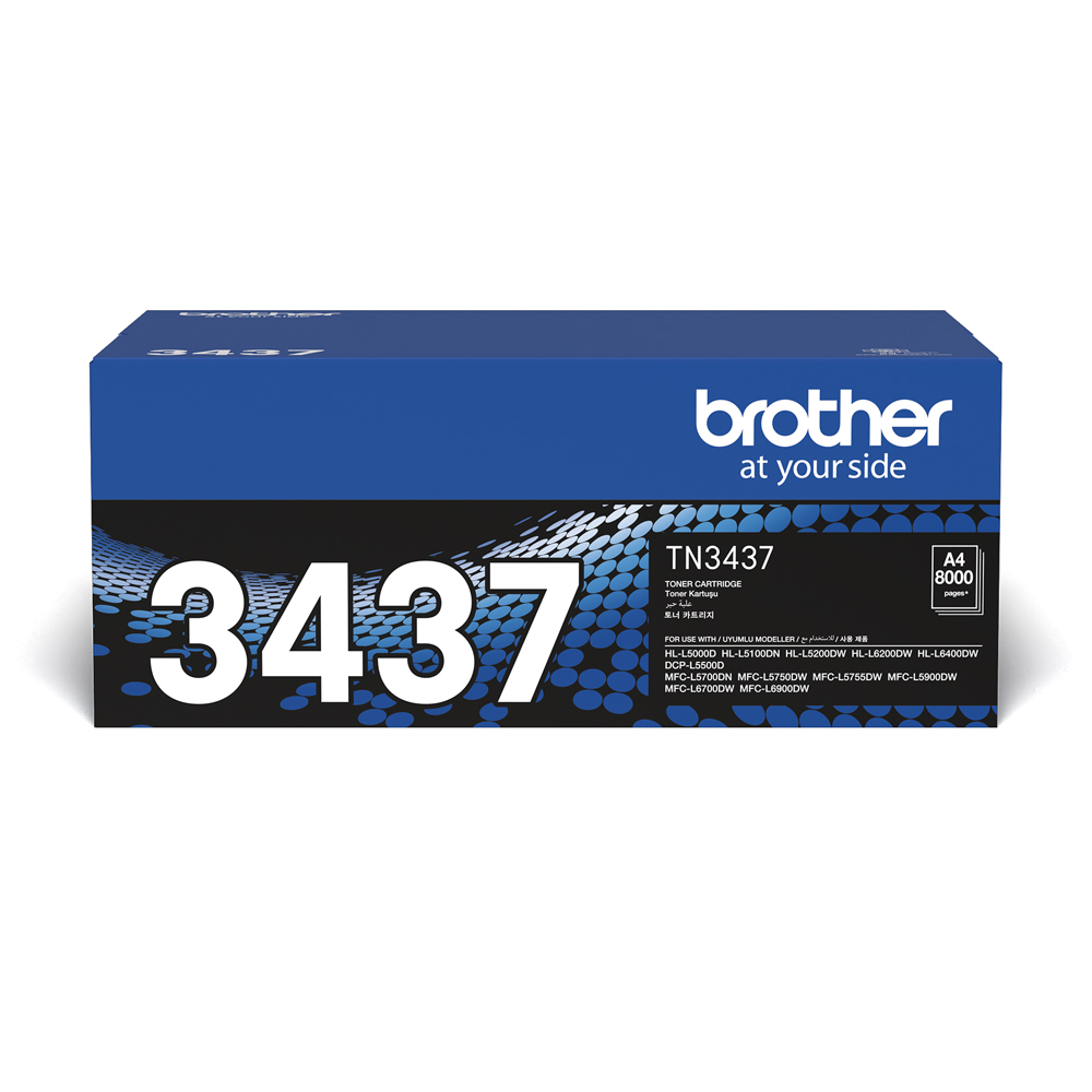 Brother TN-3437 Black Laser Toner