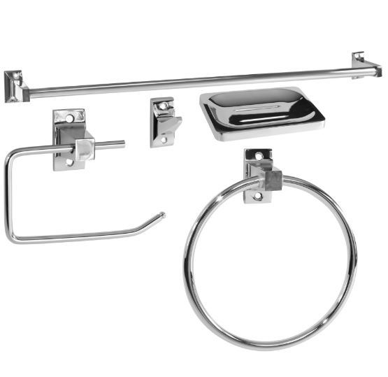 Wildberry – 5 Piece Zinc Alloy Essential Bathroom Set