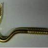 Screw Hook Sharp Brass Plate- 4.0mmx65mm Screw Hook Sharp Brass Plate- 4.0mmx65mm