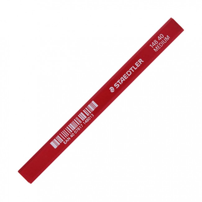 Steadtler Carpenter’s Pencil – Red (Medium)