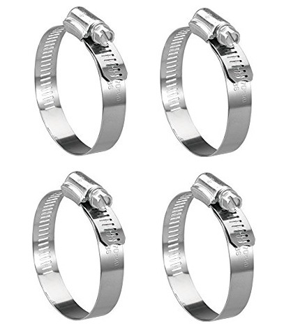 Hose Clamp – Stainless Steel Band. 19-44mm  #GS20  (4/Pack)