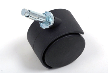 Castor Furn.Nyl.Twin Whl.50X48 W/Socket