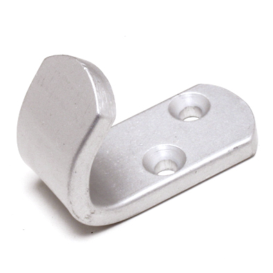 Wardrobe Hook Aluminium Sq Design H057