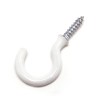 Cup Hook Round Pvc.Coat Wht.25mm 6/Card Cup Hook Round Pvc.Coat Wht.25mm 6/Card