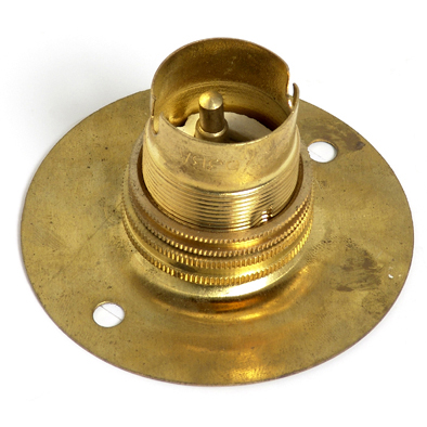 Batten Holder Brass 50mm BC