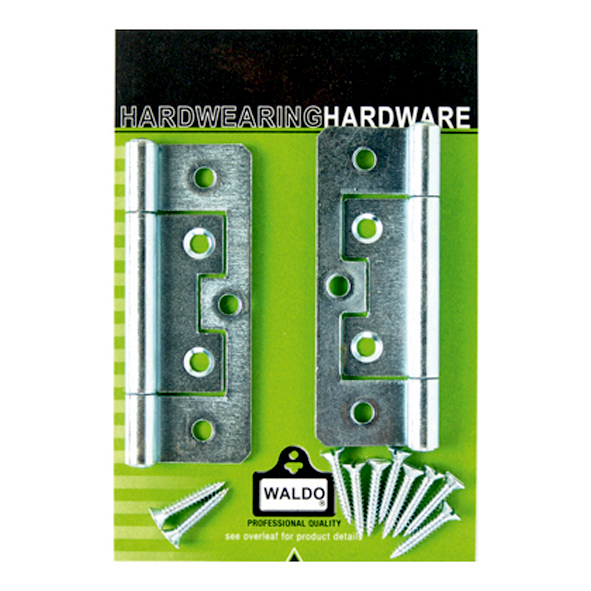 Hinge Flush 100mmx41mm Galvanised