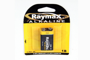 Battery Raymax Alkaline 9V Rectangle Card-1