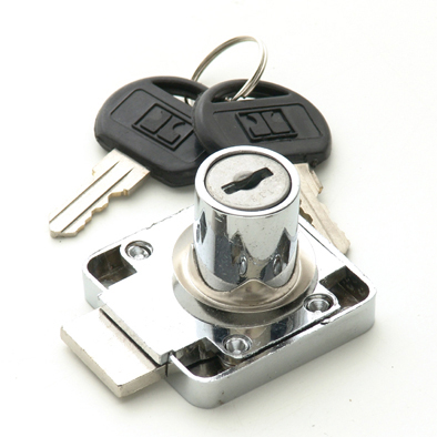 Drawer Lock Cyl.Type Chrom #138 Evergood