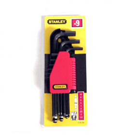 Allen Key Set-9Pc.Sat.Ch. 1.5-10 Std.Waldo