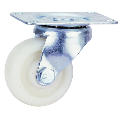 Castor Nylon Swivel 50X25 Scr.Pl.66X47