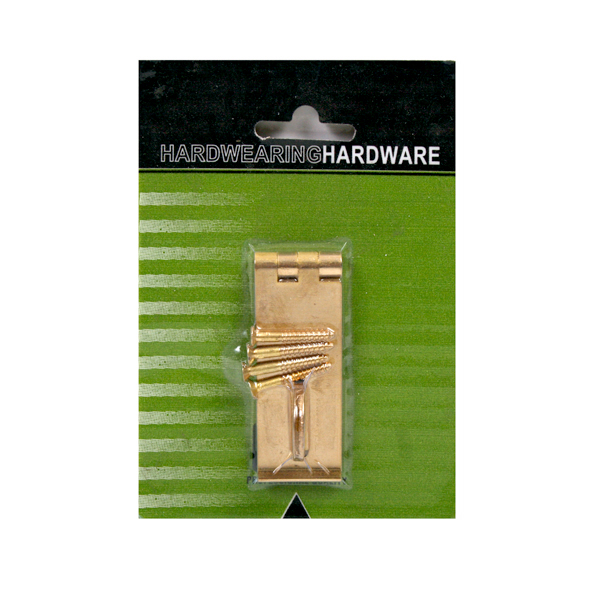 Hasp+Staple Heavy 70mmx25mm Brass