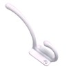 Hat+Coat Hook White-Oblong-127mm 2H#398 Hat+Coat Hook White-Oblong-127mm 2H#398