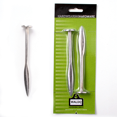 Line Pin Chrome Plated Card Of 2 Waldo