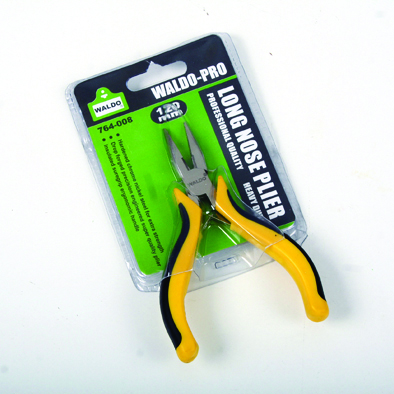 Plier Long Nose 120mm Ins.Yel/Blk Waldo