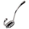 Hat+Coat Hook Chrome Plated -Oval-152mm 4Hole #307 Hat+Coat Hook Chrome Plated -Oval-152mm 4Hole #307