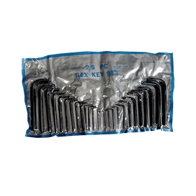 Allen Key Set 25Pc Comb.Sae+mm.In Wallet