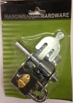 Padbolt Galv. 100mm W/38mm Iron Padlock