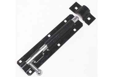 Barrel Bolt Black Japan 100mm x 12mm Shoot