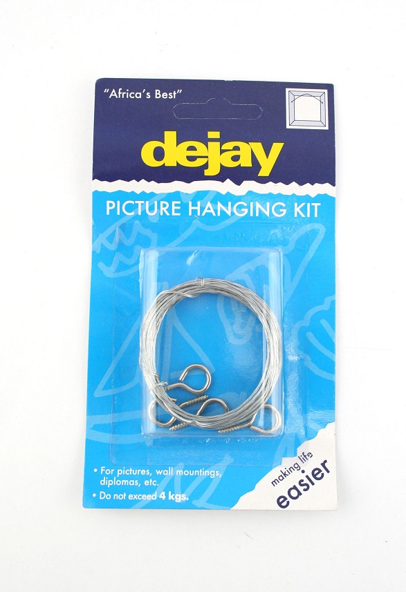 Dejay Picture Hanging Kit / Picture Wire – Steel (#A35)
