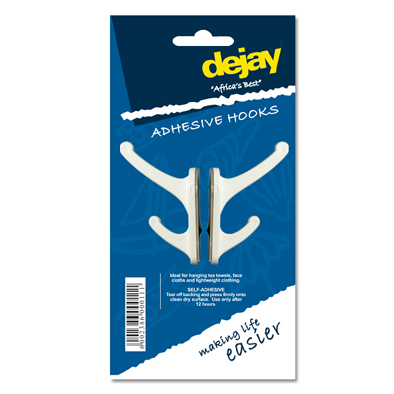 Hook Double Self Adhesive Card/2 #A12