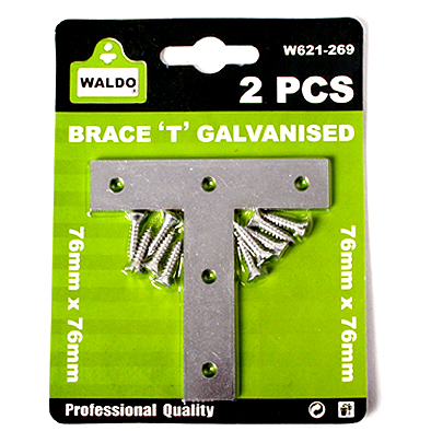Brace T Galvanised 76mm X 76mm